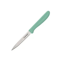 The Custom Chef Cuisine::pro Classic Serrated 4" Utility Knife (Teal)