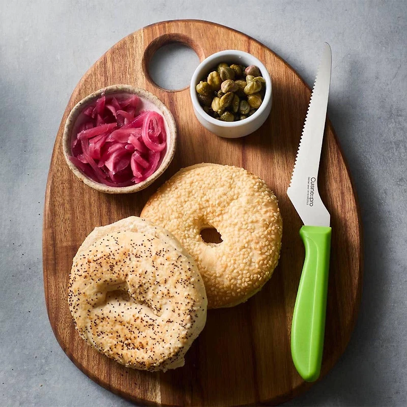 The Custom Chef Cuisine::pro Classic Serrated 6" Utility Knife (Green)