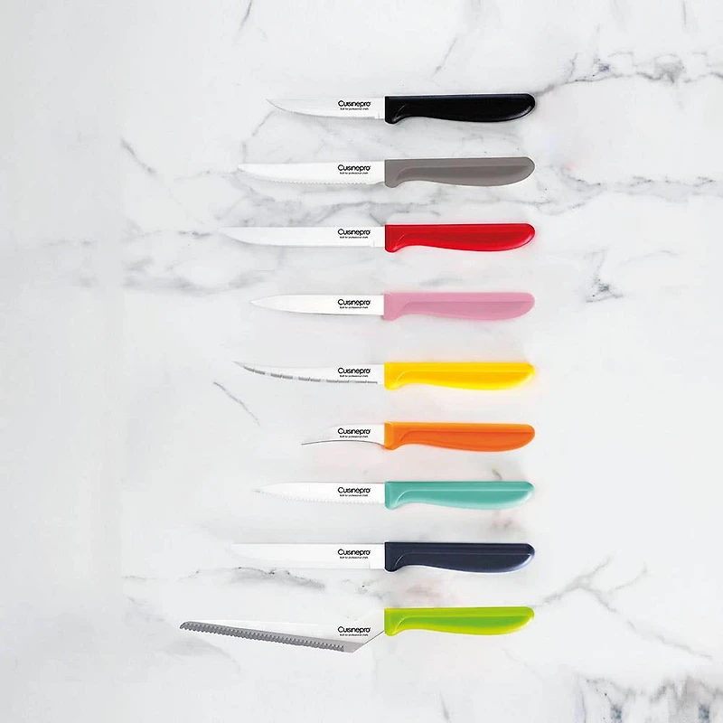 The Custom Chef Cuisine::pro Classic Serrated 6" Utility Knife (Green)