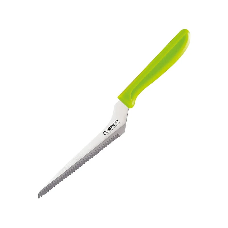 The Custom Chef Cuisine::pro Classic Serrated 6" Utility Knife (Green)