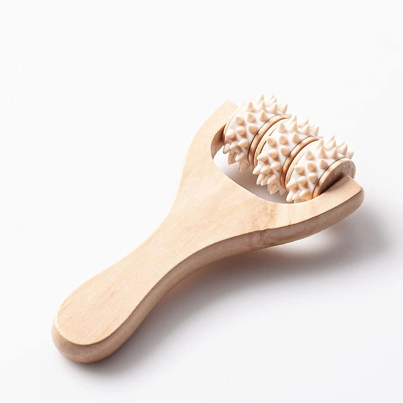 Honey Glow Wood Handheld Roller Massager