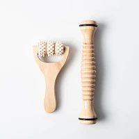 Honey Glow Wood Handheld Roller Massager