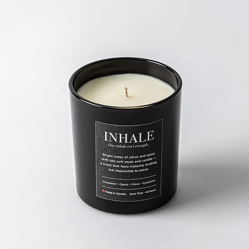 Vault Scented Soy Wax Candle - Inhale