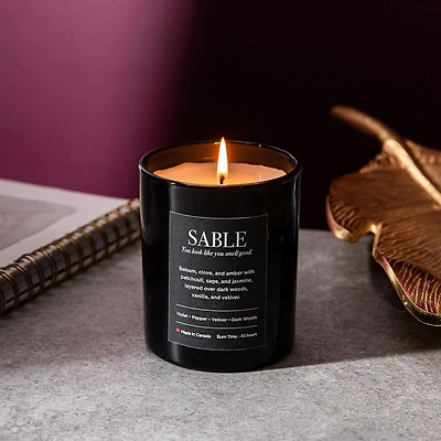 Vault Scented Soy Wax Candle - Sable