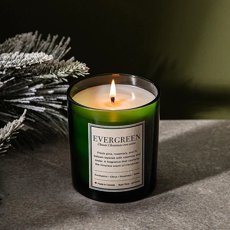 Vault Scented Soy Wax Candle - Evergreen
