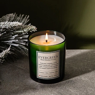 Vault Scented Soy Wax Candle - Evergreen