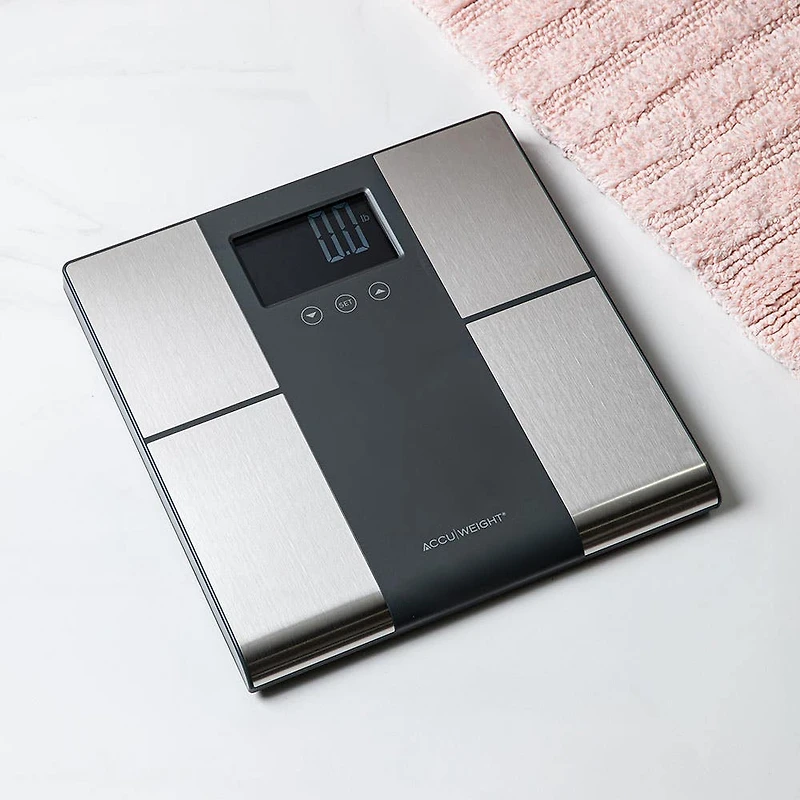 Accuweight Analyser Digital Body Scale (Stainless Steel)
