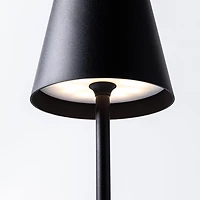 JS Maison Lucie Modern LED Touch Lamp (Black)