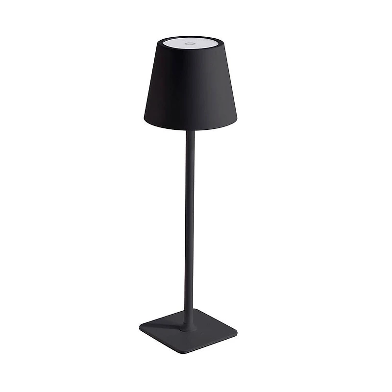 JS Gourmet Lucie Modern LED Touch Lamp (Black)