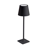 JS Gourmet Lucie Modern LED Touch Lamp (Black)