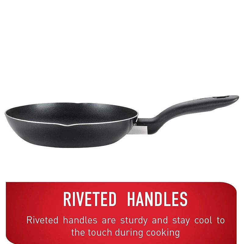 T-Fal Culinaire Non-Stick Cookware - Set of 16 (Black)