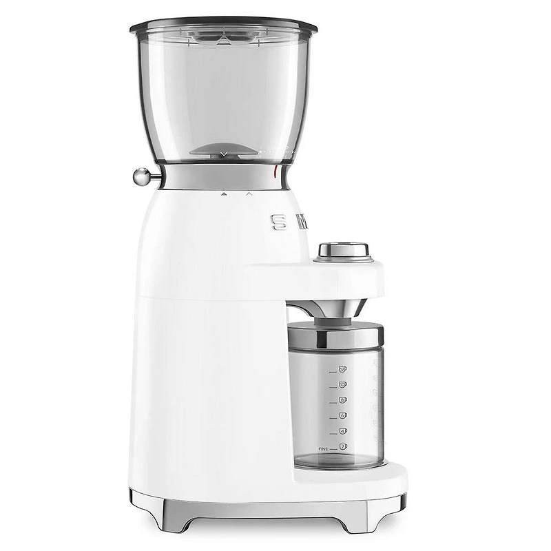 Smeg 50's Style Burr Coffee Grinder (White)