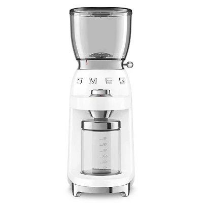 Smeg 50's Style Burr Coffee Grinder (White)
