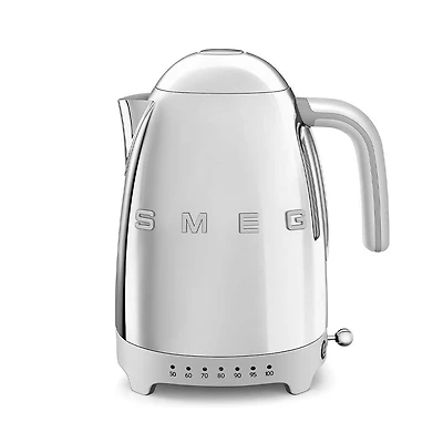 Smeg 50's Style Cordless Variable Temperature Kettle (Stainless Steel)