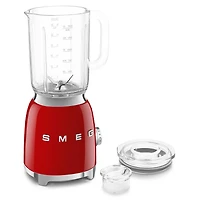 Smeg 50's Style Stand Blender with Glass Jar (Red)