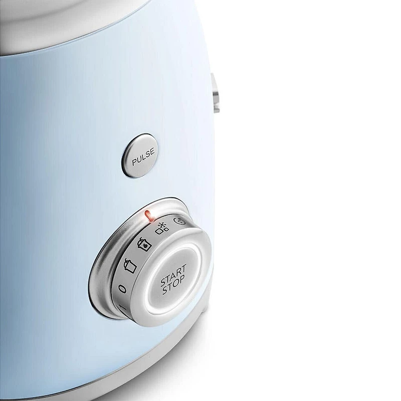 Smeg 50's Style Stand Blender with Glass Jar (Pastel Blue)