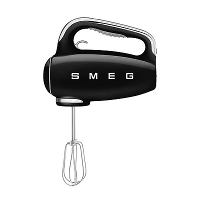 Smeg 50's Style Hand Mixer with Attachments (Black)