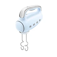 Smeg 50's Style Hand Mixer with Attachments (Pastel Blue)