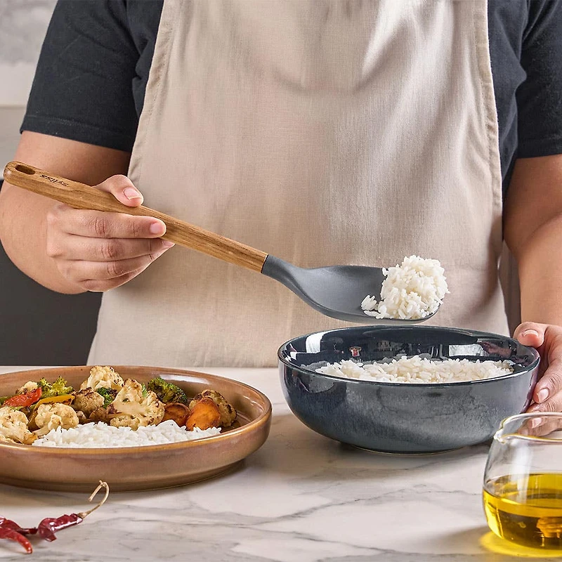 Zyliss Effortless Solid Spoon (Natural/Black)