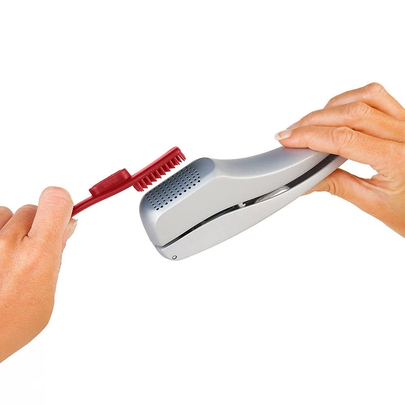 Zyliss Effortless 'Susi 3' Garlic Press (Silver/Red)