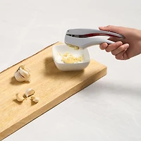 Zyliss Effortless 'Susi 3' Garlic Press (Silver/Red)