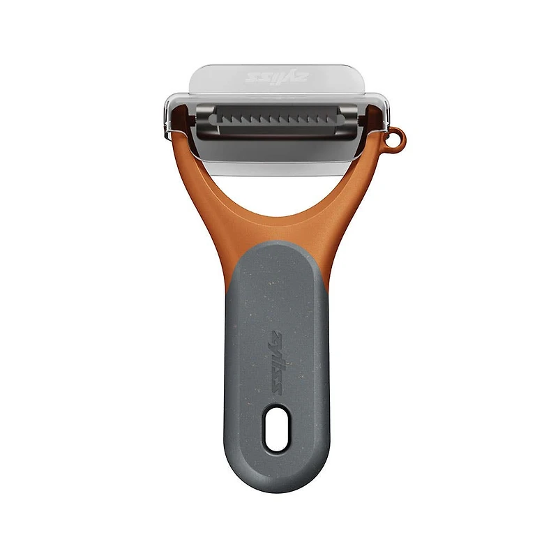 Zyliss Effortless Swivel Y-Peeler Julienne (Black/Orange)