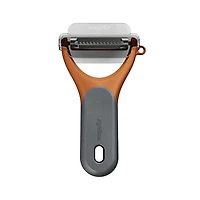 Zyliss Effortless Swivel Y-Peeler Julienne (Black/Orange)