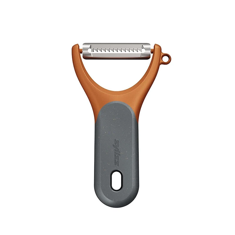 Zyliss Effortless Swivel Y-Peeler Julienne (Black/Orange)