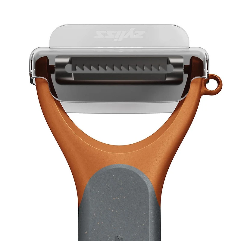 Zyliss Effortless Swivel Y-Peeler Julienne (Black/Orange)