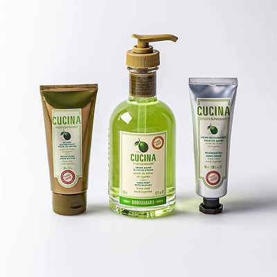 Fruits & Passion Cucina 'Lime Zest & Cypress' Hand Care Combo Set/3