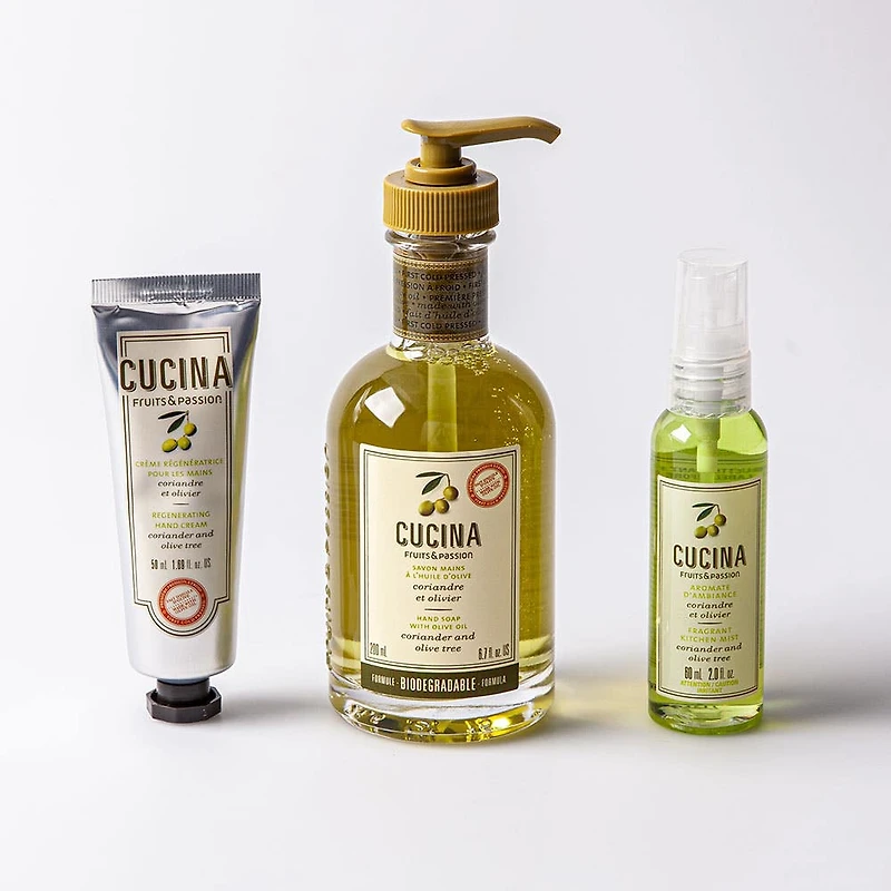 Fruits & Passion Cucina 'Coriander & Olive Tree' Discovery Combo Set/3