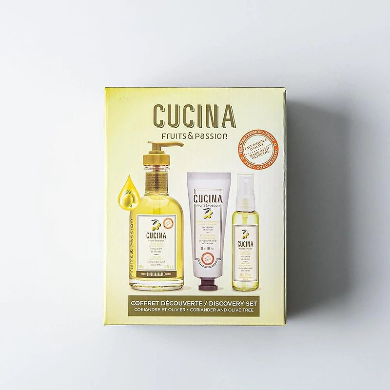 Fruits & Passion Cucina 'Coriander & Olive Tree' Discovery Combo Set/3