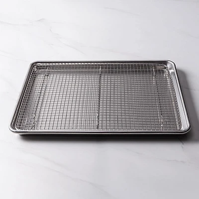 Crown Cookware Custom Spinning Cookie Sheet & Cooling Rack - Set of 2