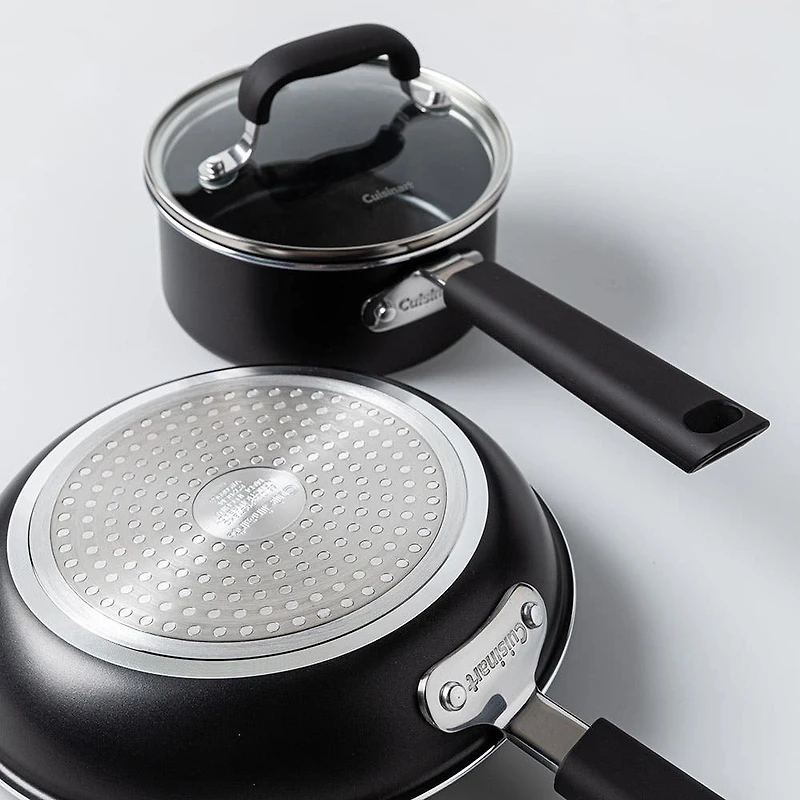 Cuisinart Purelyceramic Ceramic Cookware Combo - Set of 10 (Black)