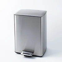KSP Sleek Rectangular Step Garbage Can (20 L)