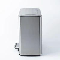KSP Sleek Rectangular Step Garbage Can (20 L)