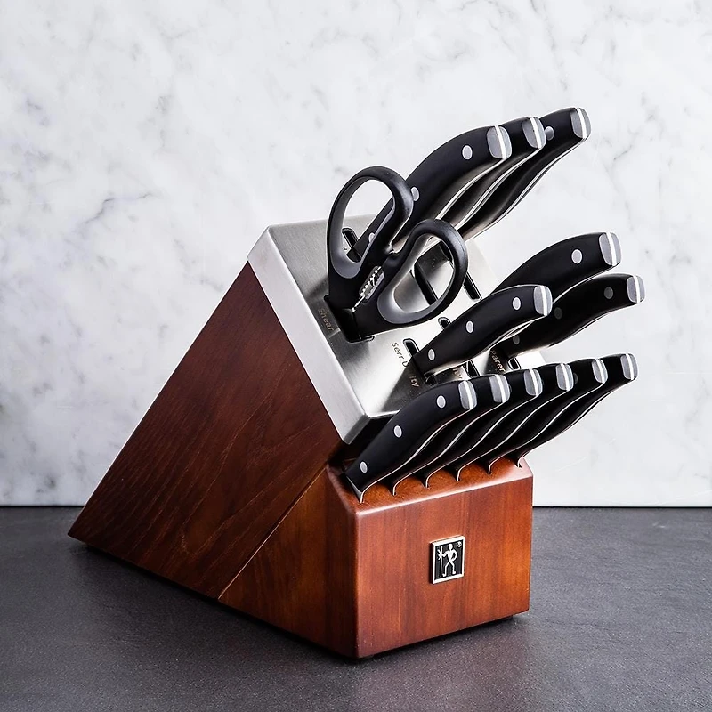 Henckels Definition Self Sharpening Wood Knife Block Combo - 14 pc