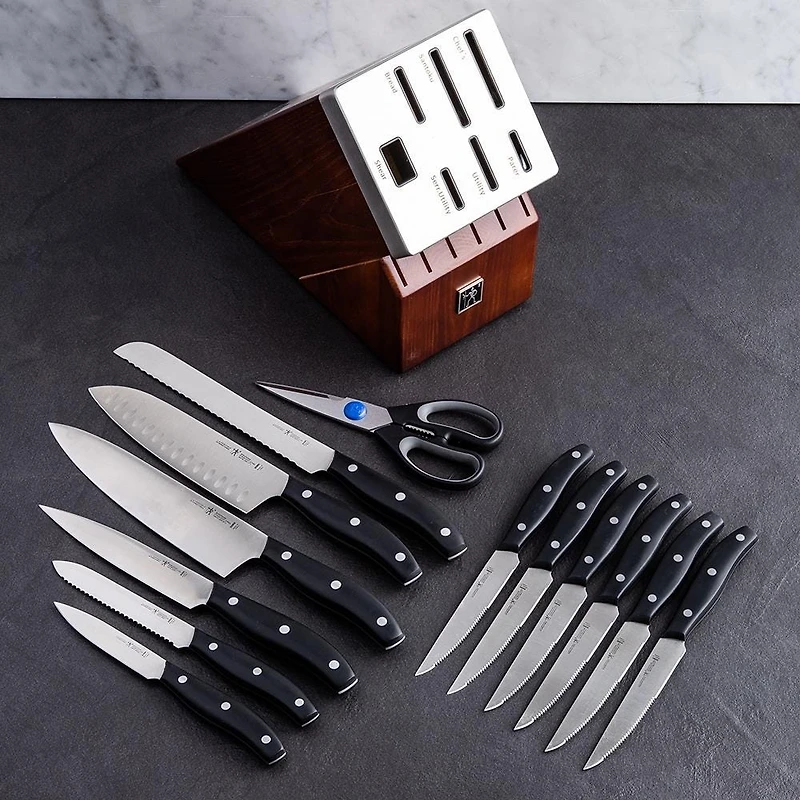 Henckels Definition Self Sharpening Wood Knife Block Combo - 14 pc