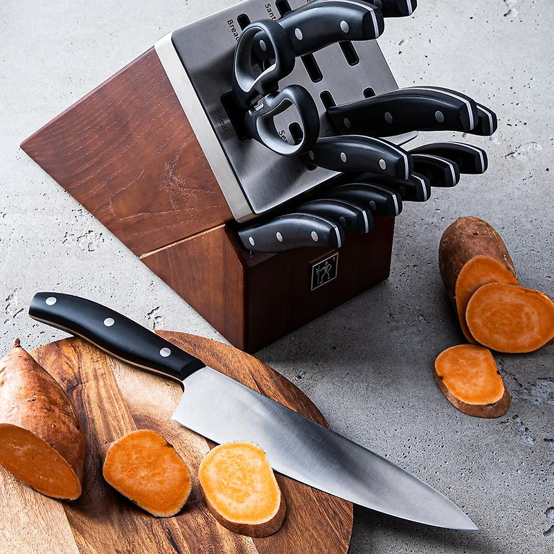 Henckels Definition Self Sharpening Wood Knife Block Combo - 14 pc