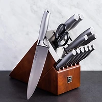 Henckels Modernist Self-Sharpening Wood Knife Block Combo - Set of 14
