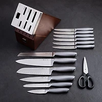 Henckels Modernist Self-Sharpening Wood Knife Block Combo - Set of 14