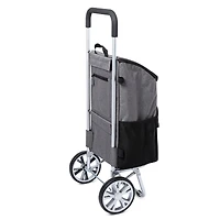 KSP Urban 'Linen Look' Aluminum Shopping Trolley