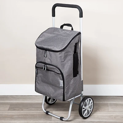 KSP Urban 'Linen Look' Aluminum Shopping Trolley