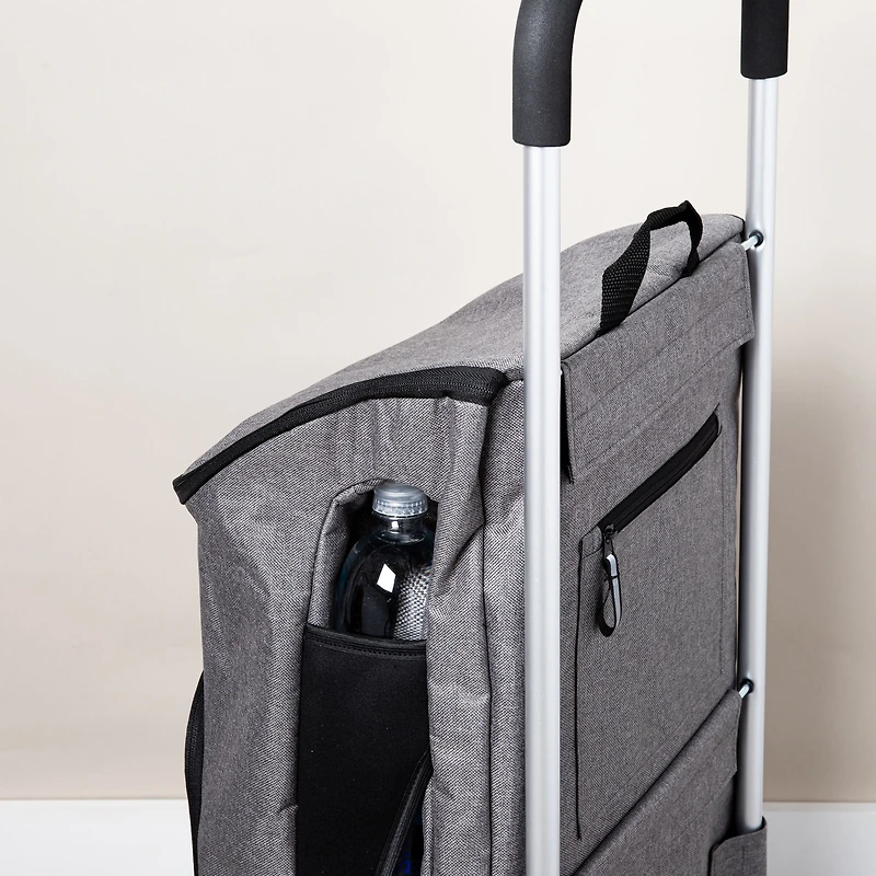 KSP Urban 'Linen Look' Aluminum Shopping Trolley