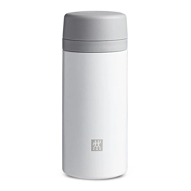 ZWILLING Thermo Thermal Sport Bottle with Infuser (White/Silver)