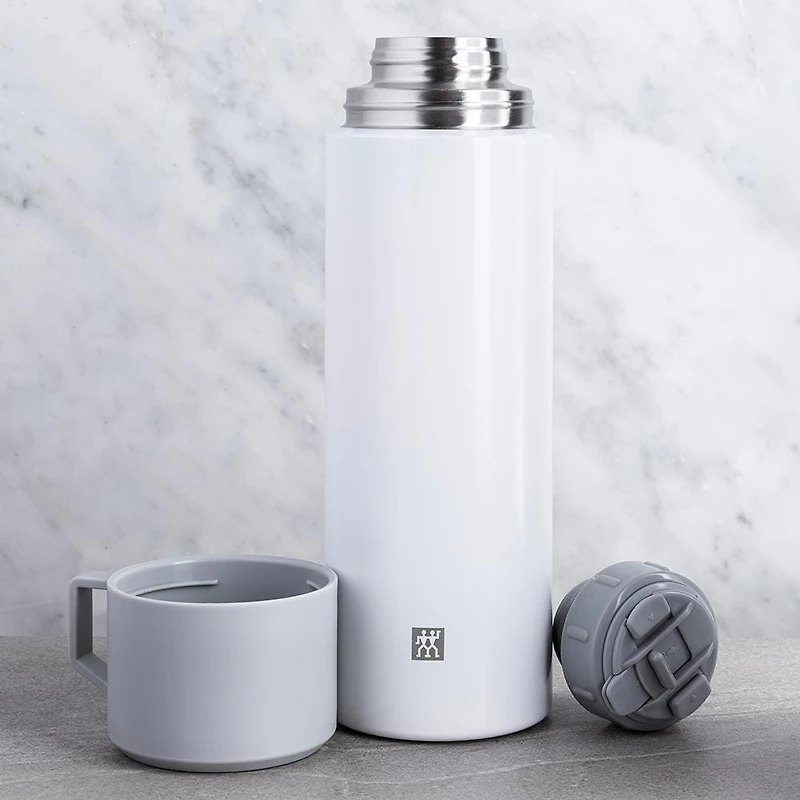 ZWILLING Thermo Thermal Travel Bottle (White/Silver)