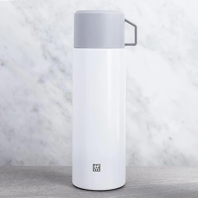 ZWILLING Thermo Thermal Travel Bottle (White/Silver)