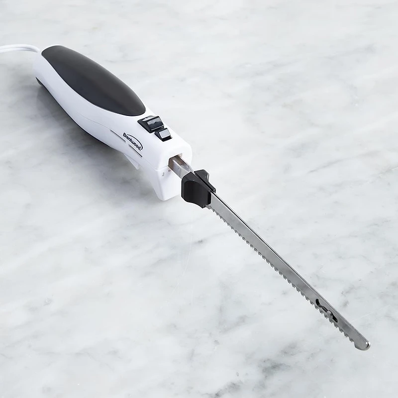 Brentwood Electric Knife (White/Black)