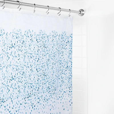 Splash Polyester 'Prairie' Shower Curtain (Indigo)