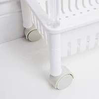 KSP Slidestor '3-Tier' Rolling Storage Rack (White) 45 x 21 x 80 cm